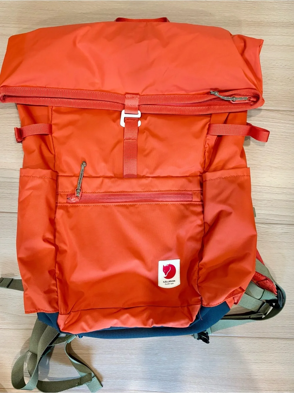 Fjällräven High Coast Foldsack 24 20L Orange Daypack Fits 15